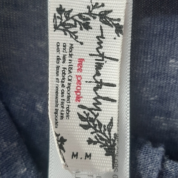 Free People blue Essential Lightweight Turtleneck Top - Picture 7 of 7